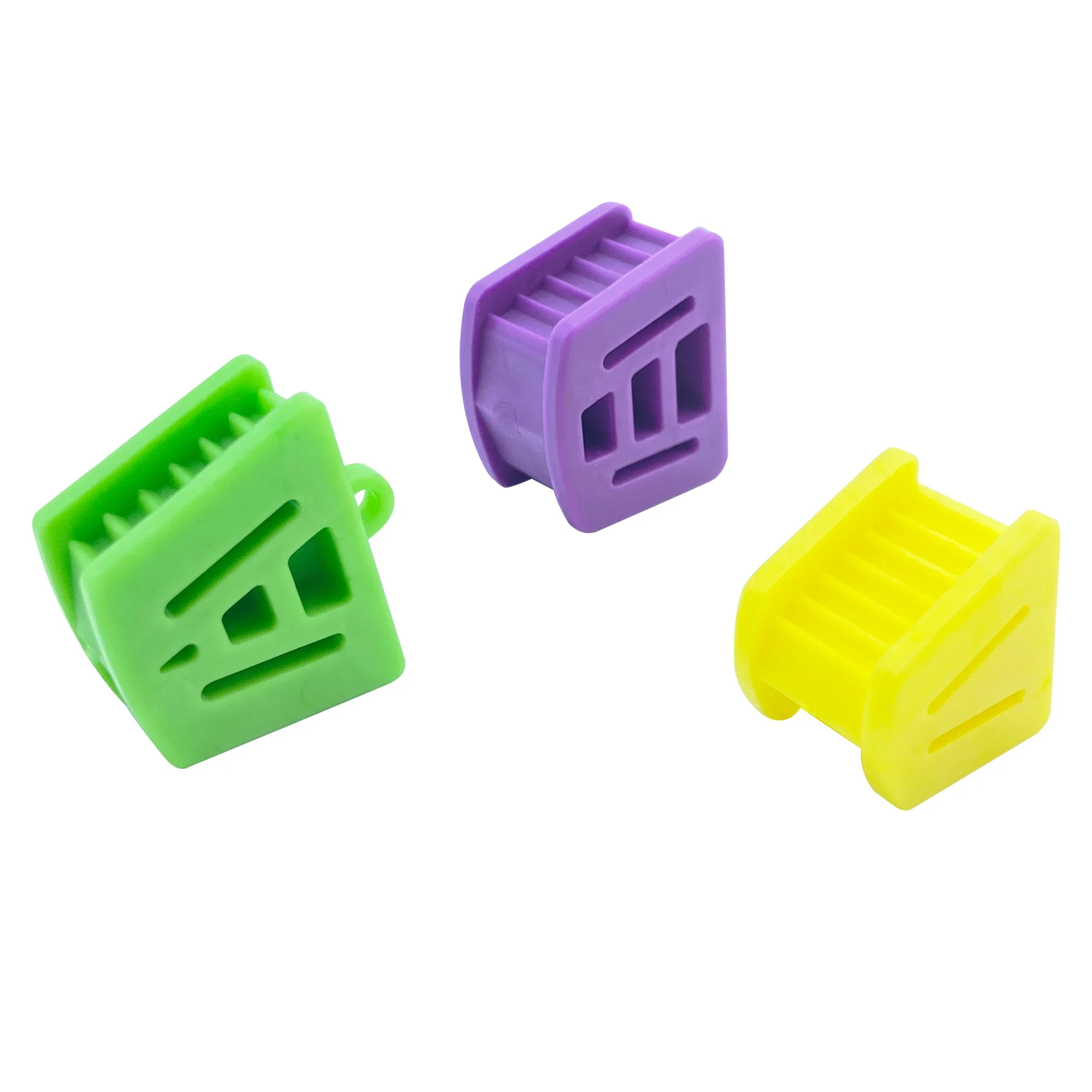 TOMENTY 3 Pcs/Set Size Dental Mouth Opener Occlusal Pad Teeth Prop Bite Rubber  Silicone Large Medium Small Dentistry Tools