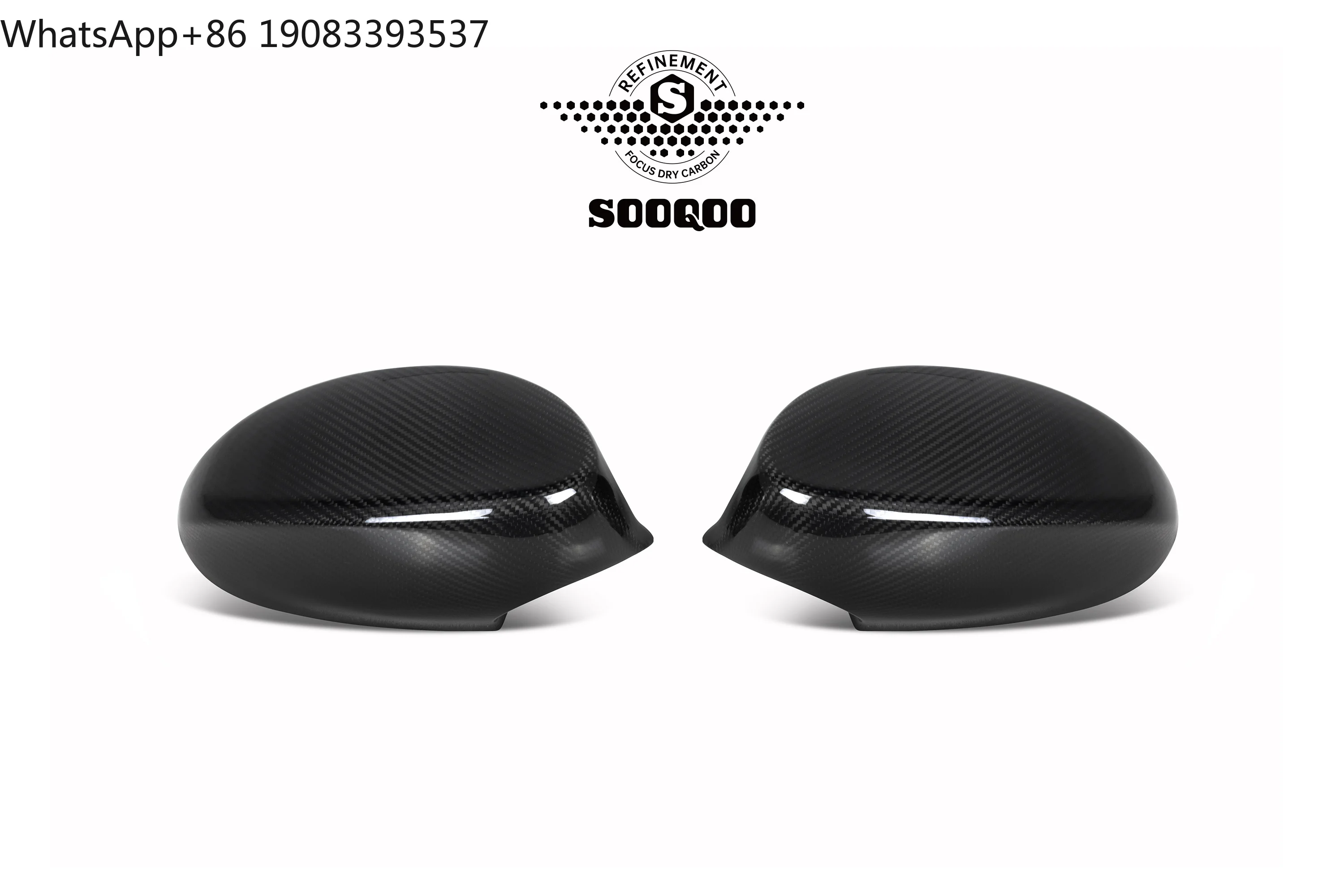 Dry Carbon Fiber Rear View OEM Mirror Covers Caps for BMW 3 Series E90 E92 E93 E87 E81 E82 E87 E88 Per LCI 2004-2007