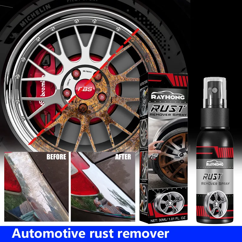 100ml Multi Purpose Car Maintenance Iron Powder Cleaning Rust Remover Metal Surface Defender Auto Rim Super Cleaner Lubricant