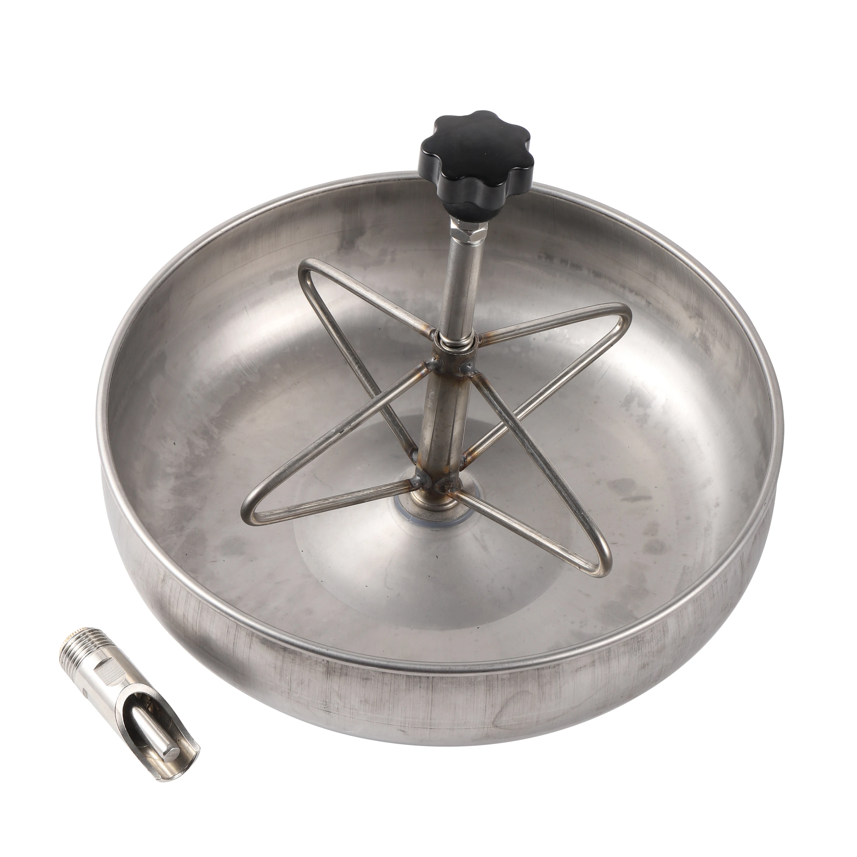 

1 Set of Stainless Steel Piglet Feeder Piglet Drinking Basin Pig Trough Livestock and Poultry Breeding Tools Breeding