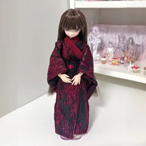 Японское кимоно для кукол BJD OB24 Blythe 1/6