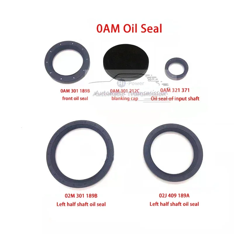 1PCs OAM DQ200  0AM Gearbox oil seal dual clutch 0AM301189B front oil seal 0AM321371  input shaft 02M301189B & 02J409189A