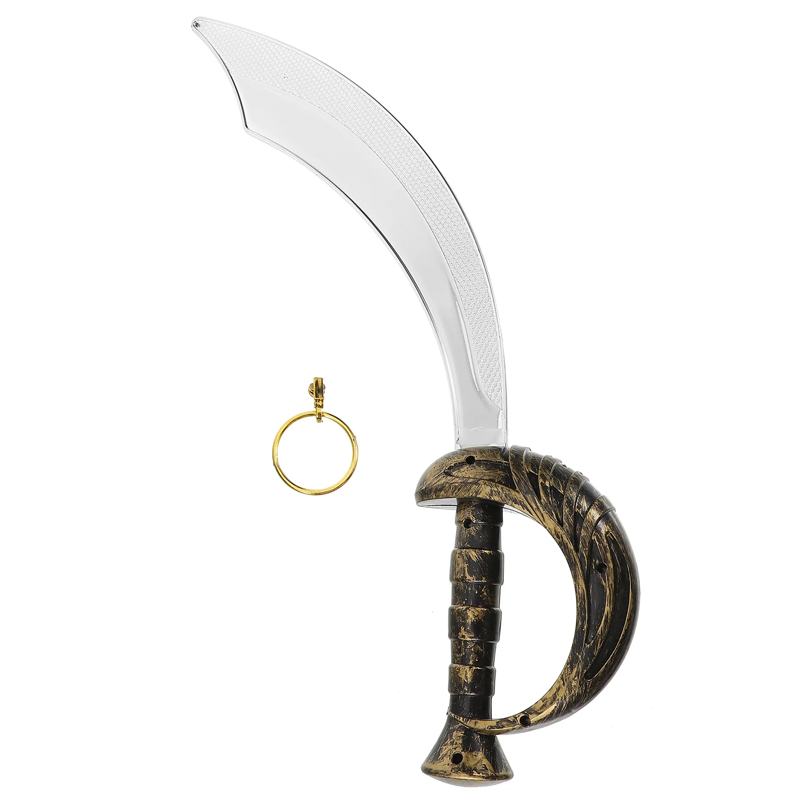 Cosplay pour fête d'halloween, accessoires de Pirate, accessoire d'épée en plastique, Costume pour enfants, cadeau de Festival, ensemble de jeu de Pirate, boucle d'oreille