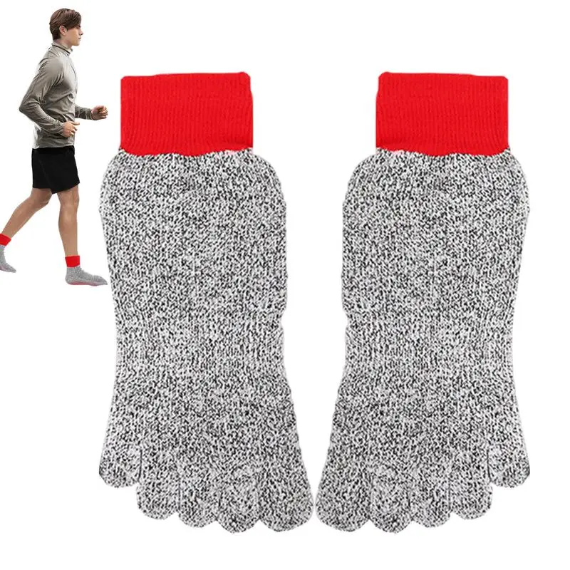 Five Finger Socks Anti-Cut Protective Socks Anti-Slip Breathable Socks For Running Sports Hiking Outdoor Activities