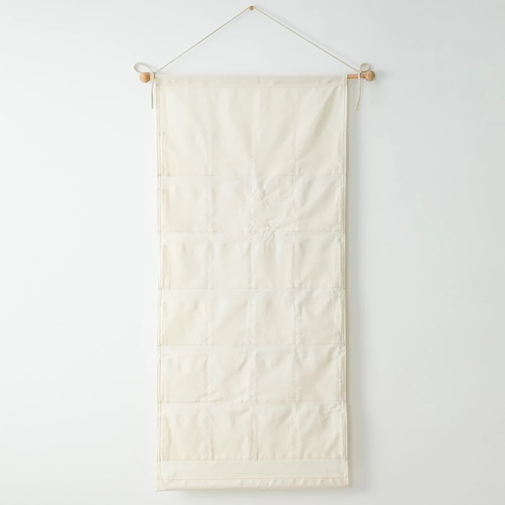 Personalized Woven Fabric Comes To Wall Mounted Pocket Calendar Customized Christmas Countdown Calendar Wall Mounted Decoration