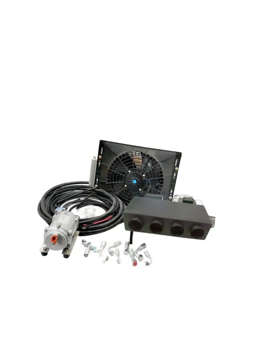 Treeligo 404 12 فولت مكيف هواء كهربائي للحرارة والباردة للسيارات طاقة جديدة لوقوف السيارات التيار المتناوب لشاحنة جرار شاحنة فان قوافل