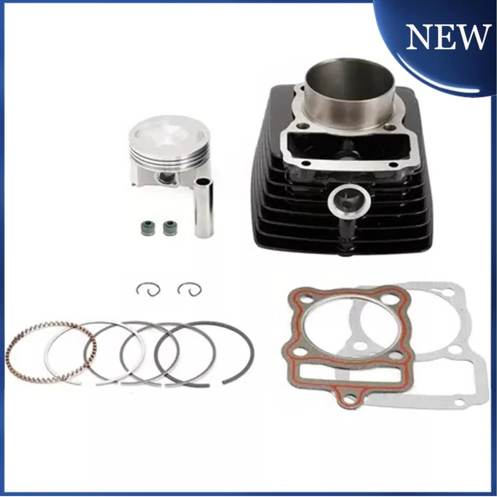 New Motorcycle Cylinder kit For Italika Ex200 Rt200 Bore Piston Diameter 63.5mm Cylinder piston Big Bore Kit Accessories Parts