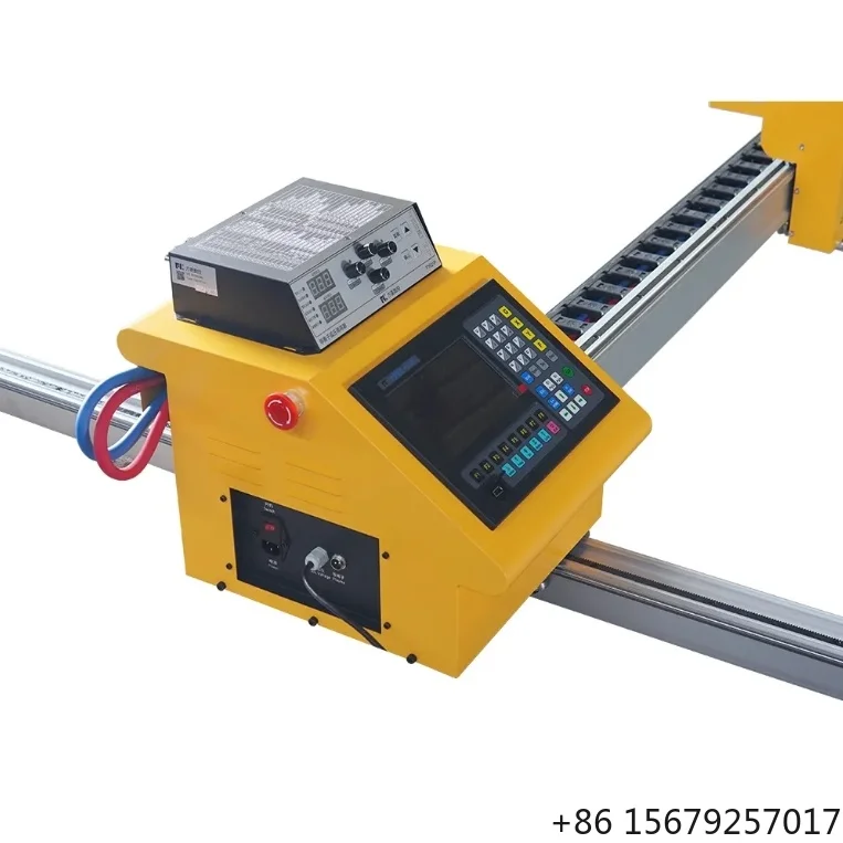 Portable Plasma Cutting Machine with Built-in Air Compressor for Onsite Steel Iron Metal Fabrication Work