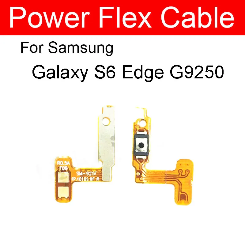 Volume & Power Side Button For Galaxy S6 S6 Edge Plus G920F G9200 G9250 G9280 On/off Power Volume Control Flex Cable Replacement