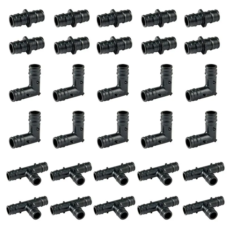 

4 комплекта расширительных фитингов Poly PEX A, комбинированные фитинги PPSU с тройниками 110, коленья110, муфты110, для 3 4-дюймовых труб PEX