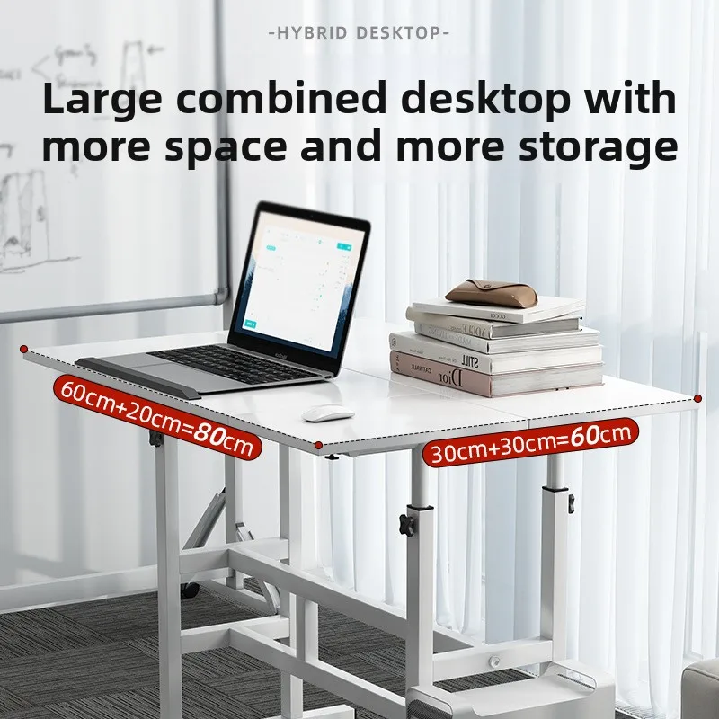 Multi-functional homeBedroom Lifting Computer Desk Multifunctional Table Movable Student Desk