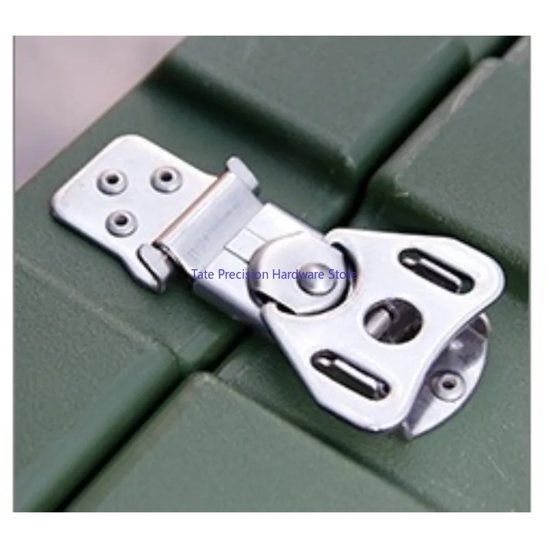 1PCS Butterfly Lock Buckle 304 Steel Aviation Box Accessories Cabinet Rotating Lock Wooden Box Fixing Buckle Tool Hardware