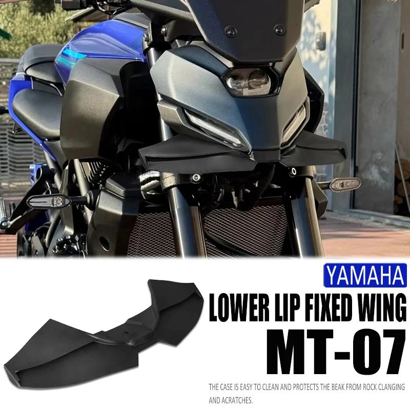 

For Yamaha MT07 MT 07 MT-07 2025 New Motorcycles Downforce Winglet Aerodynamic Wing Front Spoiler Kit Front Spoiler Accessories