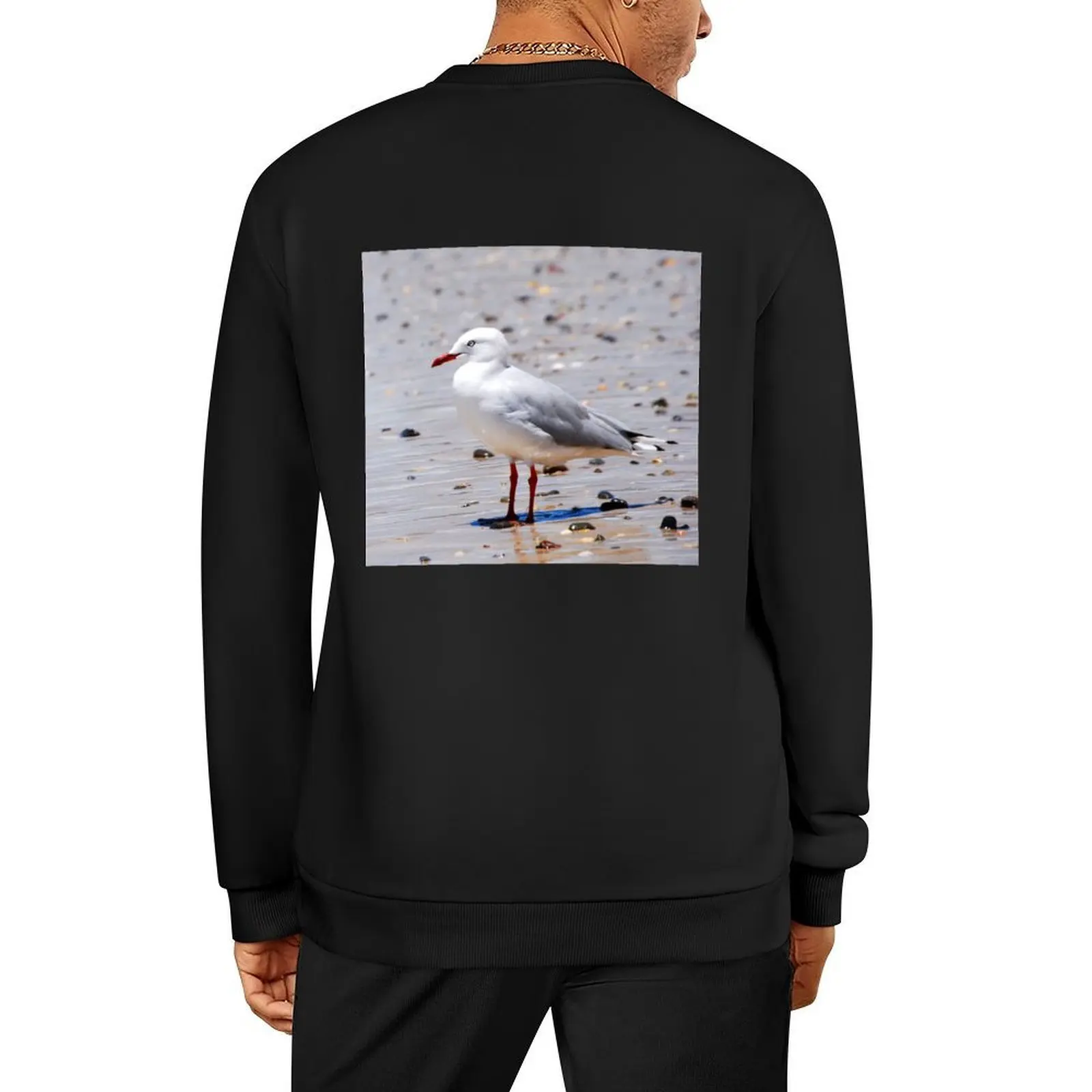 

Seaside Seagull Bird Photography Pullover tracksuit men's sweat-shirt set aesthetic clothing anime clothes anime sweatshirt