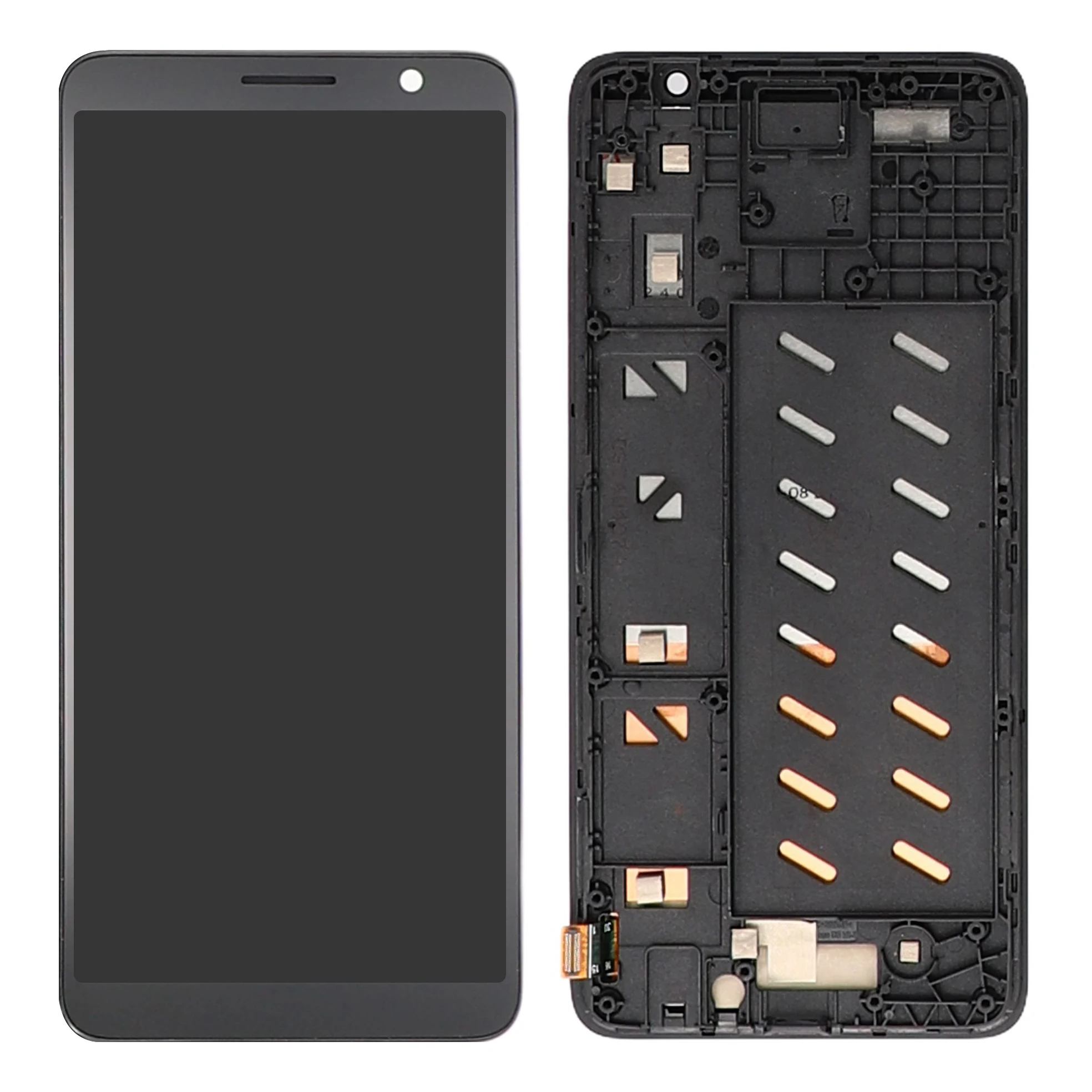 tcl-501-t433d-oemグレードs-lcdスクリーンとデジタイザーアセンブリ-フレーム（ロゴなし）用