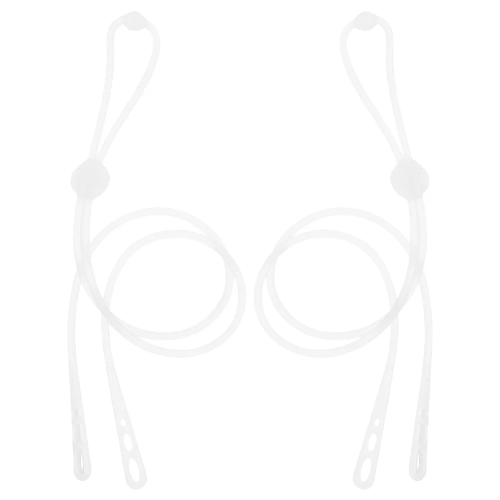 2 pezzi pinzette per estensione ciglia cinturino in silicone protezione braccialetto anello cinturino supporto per trucco accessori pinzette protezione