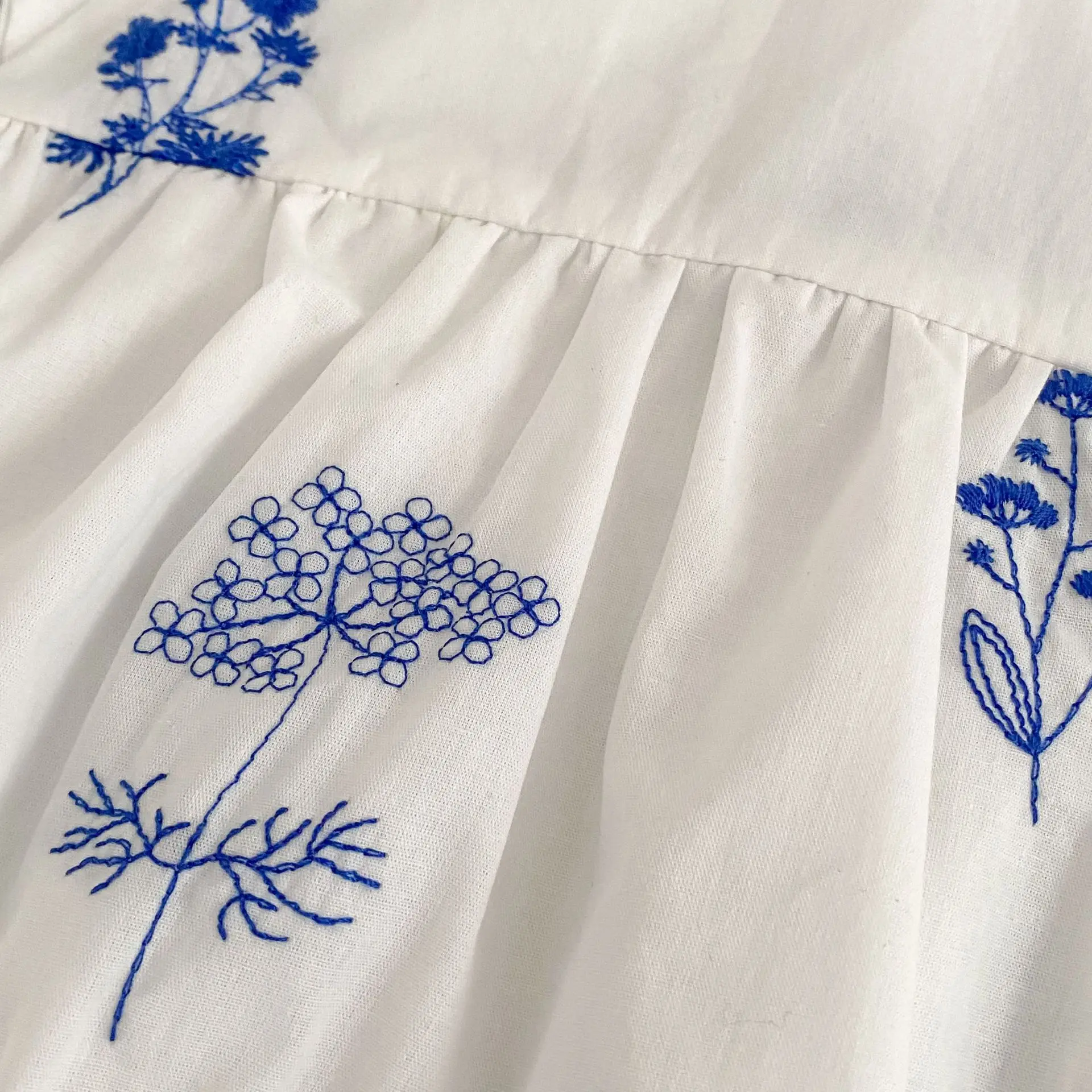 Sommer Neu 0-24M Bodysuit Puffärmel Baby Mädchen Kleidung Mädchen Retro Peter-Pan-Kragen Jumpsuit Kinder-Stil Strampler – Detail 18