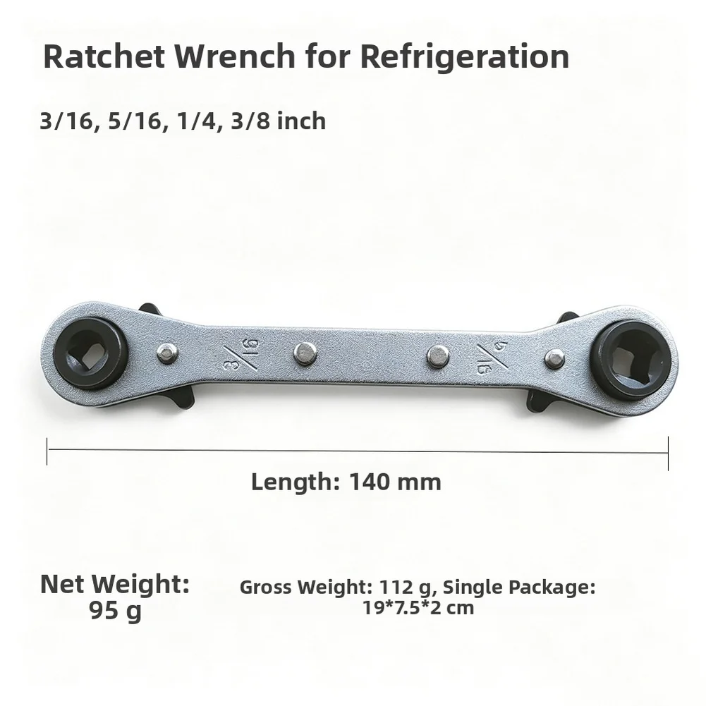4-in-1 Ratchet Wrench CT-122 3/16