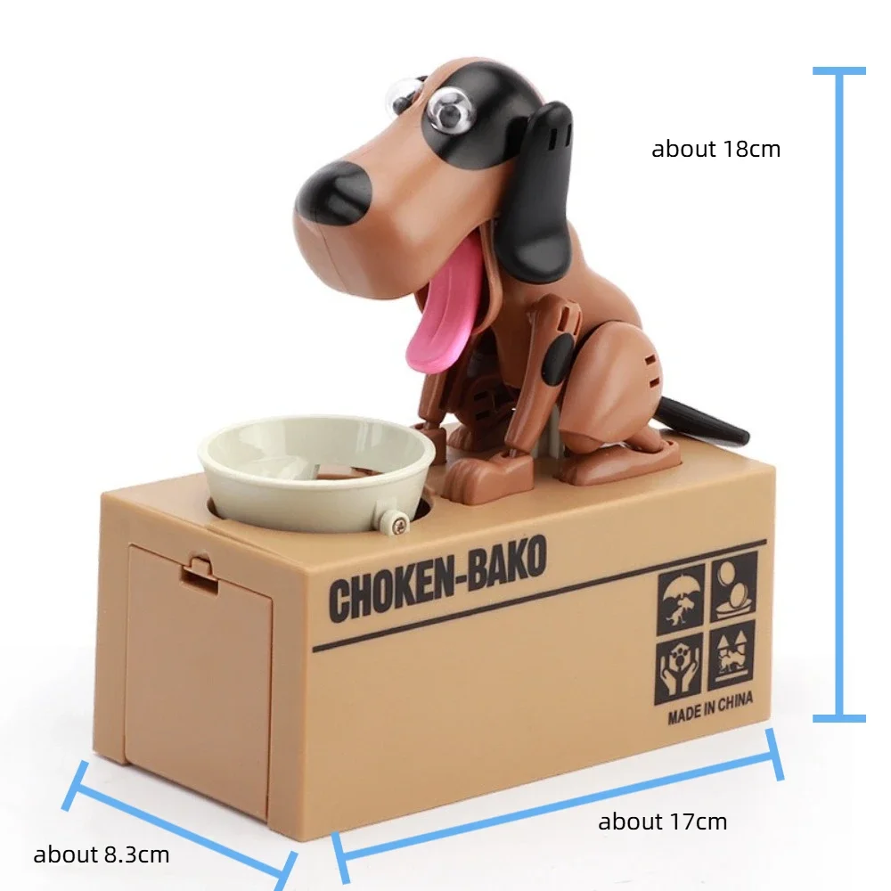 Nieuwe Leuke Hond Spaarpot Anti-val Elektronische Smart Puppy Kat Box Spaarpot Duurzaam Geautomatiseerde Geldbesparende Box Home Decor