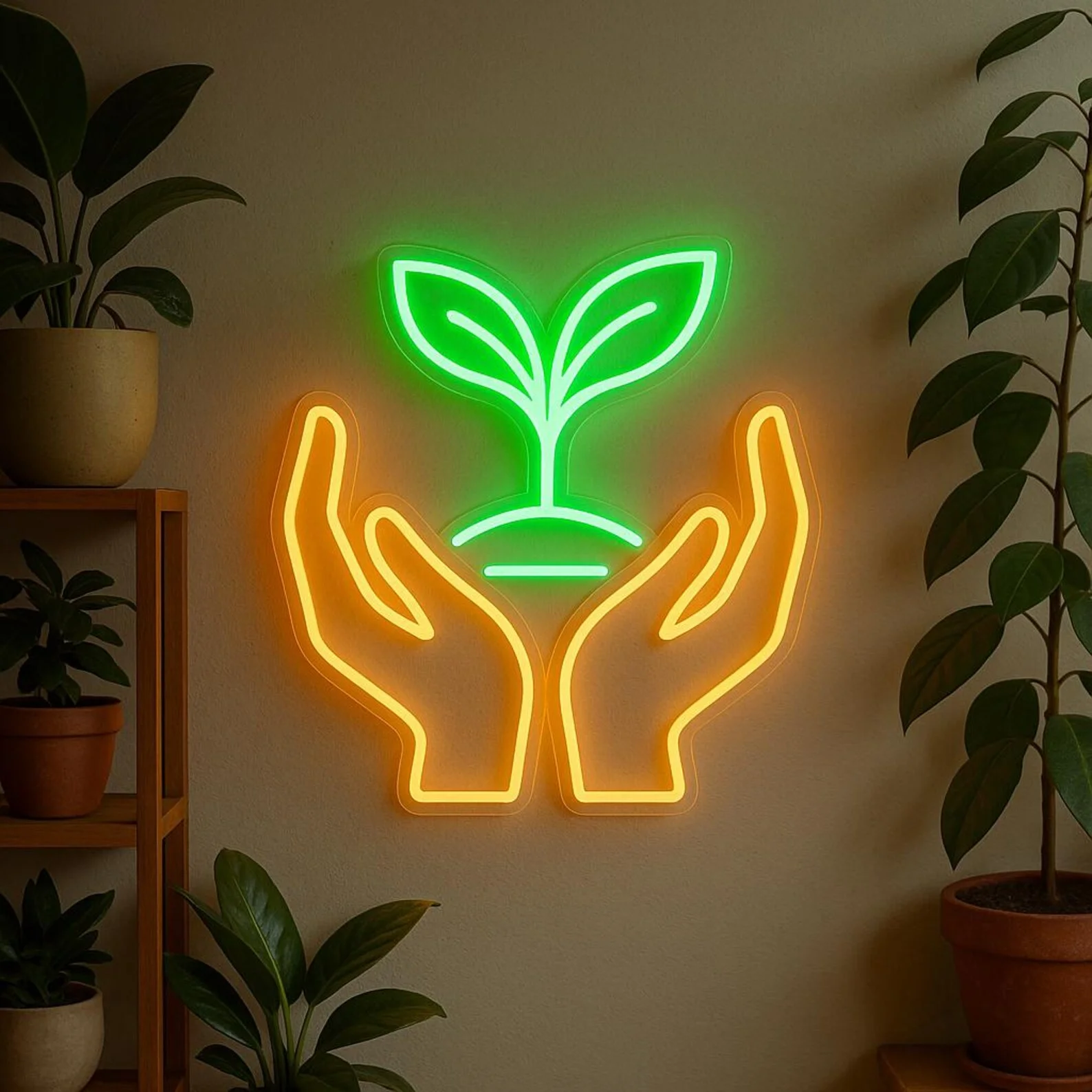 

Nature and Gardening Neon Sign, Living Room Neon Sign,Garden Centers Neon Sign, Florist Gift Idea