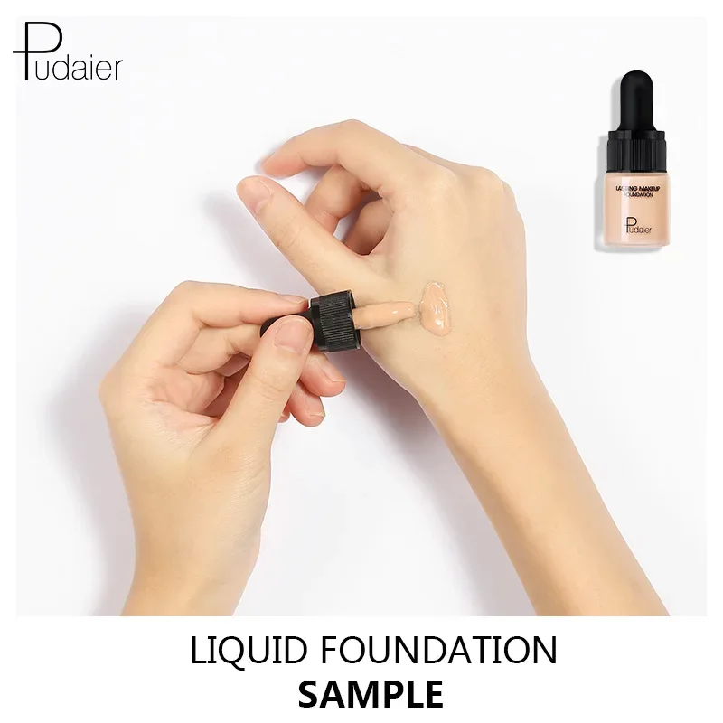 New Small Bottle Liquid Foundation Cream For Face Concealer Matte Female Makeup Base Waterproof Long Lasting Facial Cosmetics