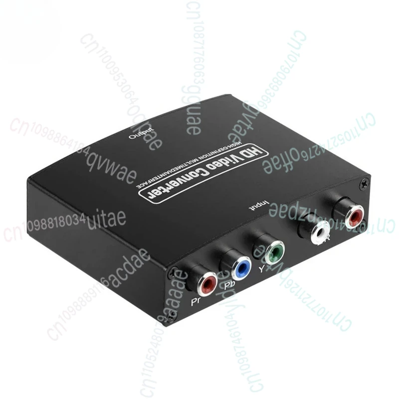 

Ypbpr в HDMI-совместимый HD-конвертер, совместимый с HDMI, преобразователь Ypbpr+L/Raudio в HDMI-совместимый