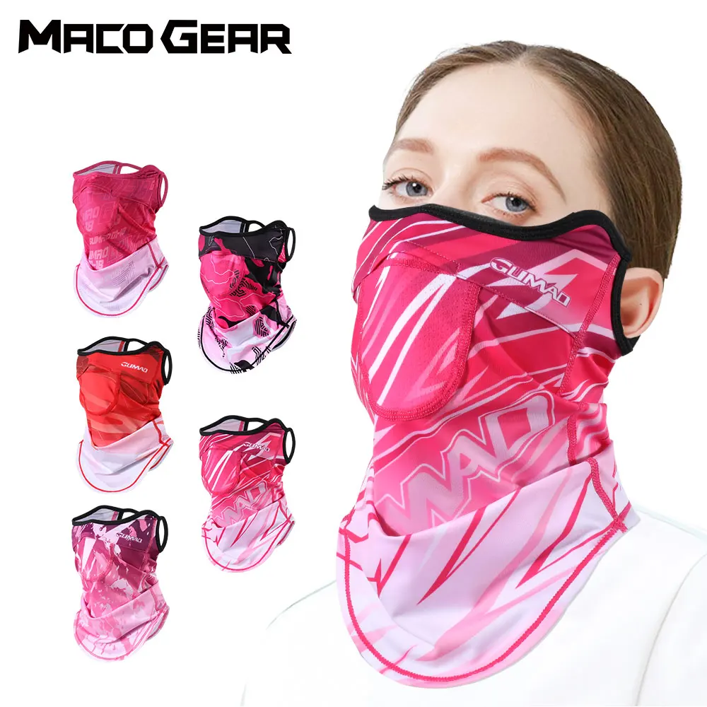 

Summer Hiking Face Mask Bandana Anti UV Windproof Breathable Scarf Runing Balaclava Sport Neck Outdoor Sport Equipment Women Men