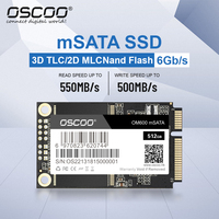 OSCOO Hard Disk mSATA SSD 128GB 256GB 512GB for Ultrabooks Desktop Laptop SSD 1TB 500GB 240GB 120GB