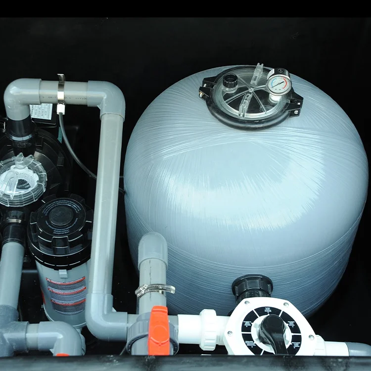 Fiberglass Pool Filtration System Integrated Pool Sand Filter with Pump