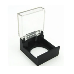 16mm Protection Cover Button Switch Rectangle Protective Cover Clear Plastic for LA16 Guard Dust Cover Box