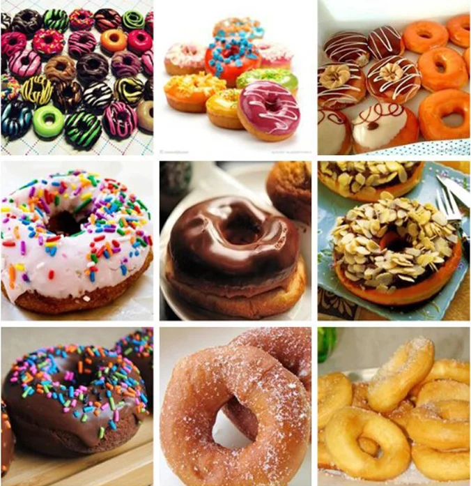 معدات الوجبات السريعة التجارية آلة الكعك الغاز الأوتوماتيكية الكاملة 2 صف صانع الكعك الغاز المقلاة مع مؤقت CKC الياباني المستورد