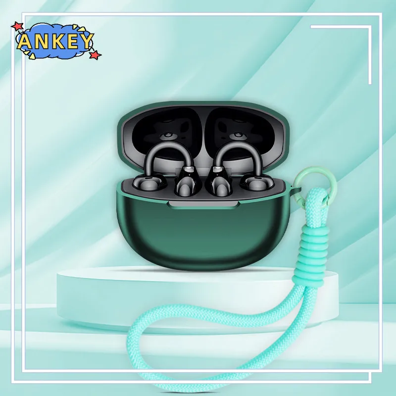 Etui Ochronne na Słuchawki Honor Choice EarBuds Clip 2 z Smyczą, Miękkie Silikonowe Obudowy Akcesoria — zdjęcie produktu 6