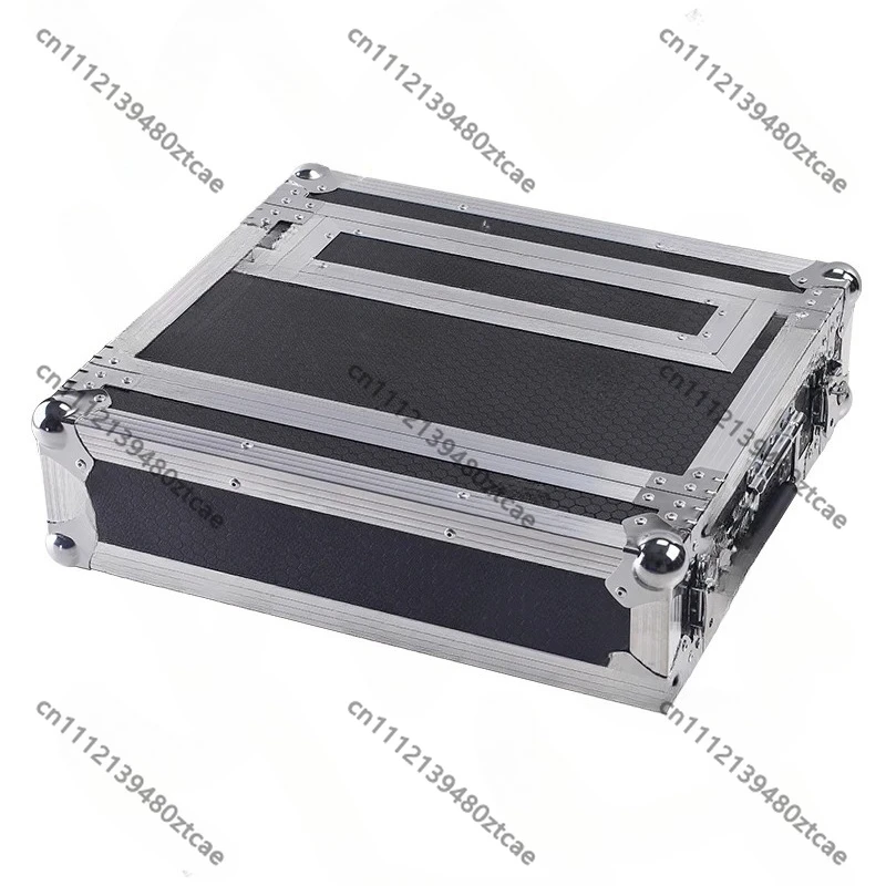 

2U 3U Aluminum Alloy Microphone Flight Case Wireless Receiver Storage Box Mic Peripheral Protective Cabinet