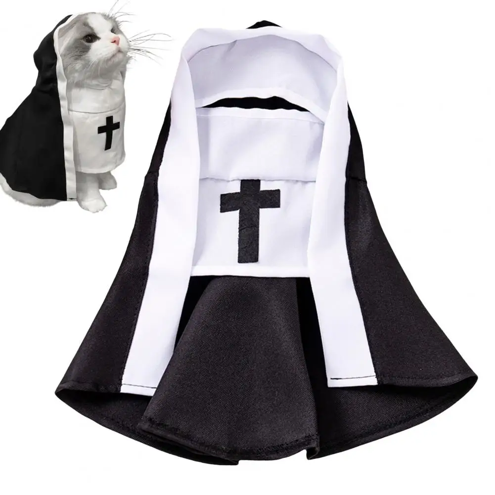 Cute Nun Pet Costume 3