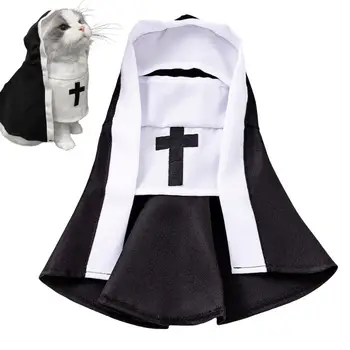 Cute Nun Pet Costume 3