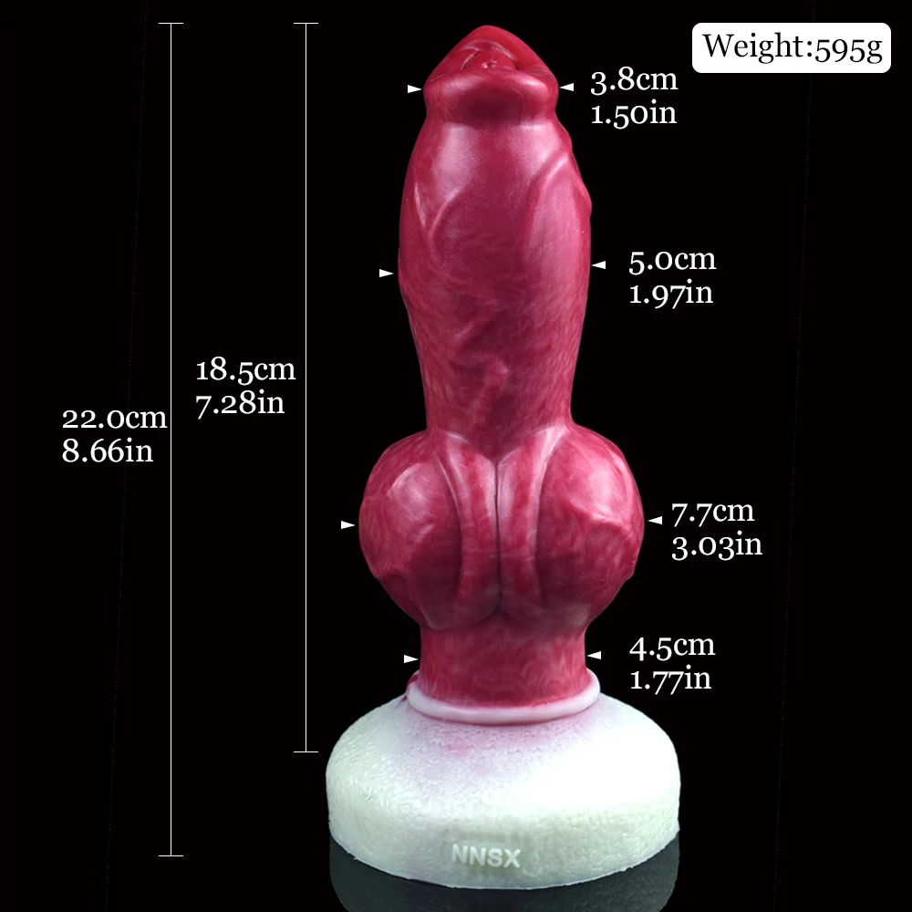 NNSX Animal Anal Dildo With Sucker Large Knot Dog Penis Butt Plug Anus Dilators Sexy Tools Ass Toys For Men Advanced Players