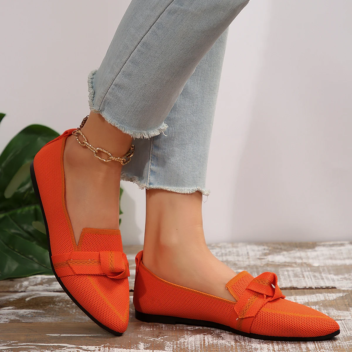 Ballet Flats para mulheres, sapatos casuais, salto baixo, tênis de mulher elegante, confortável dedo apontado em oferta, frete descalço