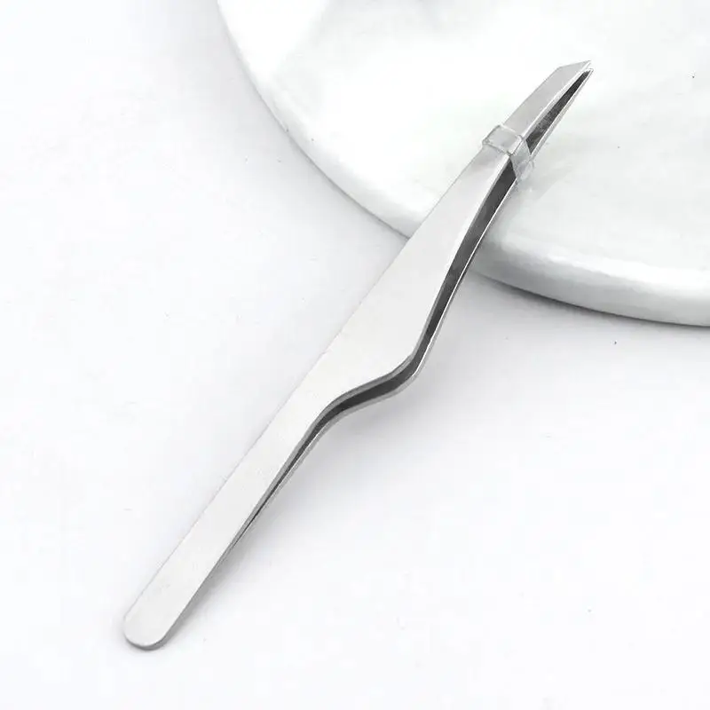 10 Pcs ความงามสแตนเลสสตีลคิ้วตัดคลิปขนตา Double Eyelids Stick ดาบประเภทแต่งหน้าแหนบขายส่ง