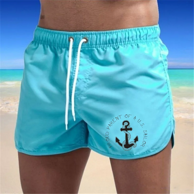 Pantalones cortos de playa para hombre, ropa de baño de diseñador, estampado, informal, a la moda, Verano