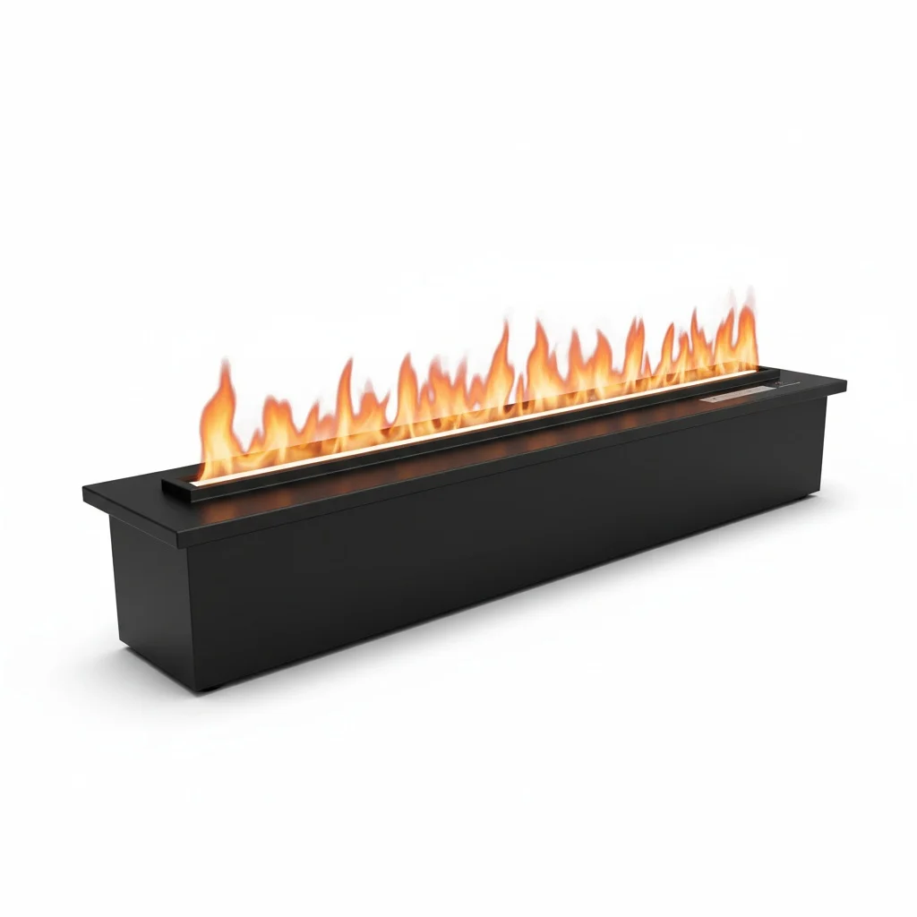 

Water Vapor Fireplace, 700mm Stainless Steel 3D Electric Fireplace, Atomizing LED Mist Ventless Decorative Fireplace Insert