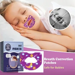 30Pcs/Box Anti-Snoring Stickers for Children Adult Night Sleep Lip Nose Breathing Improving Patch Mouth Correction Sticker Tape