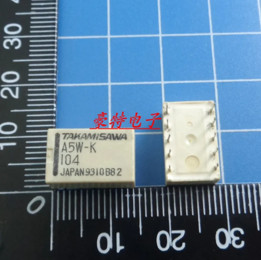 2pcs/ A5W-K 5V 1A import two normally open two normally closed SPDT conversion type 10-pin signal relay