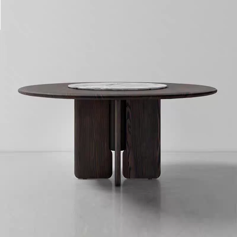 

ZLiving Room Nordic Dining Tables Reception Round Party Restaurant Dining Tables Read Books Wooden Home Furniture A Mesa MHCZZ