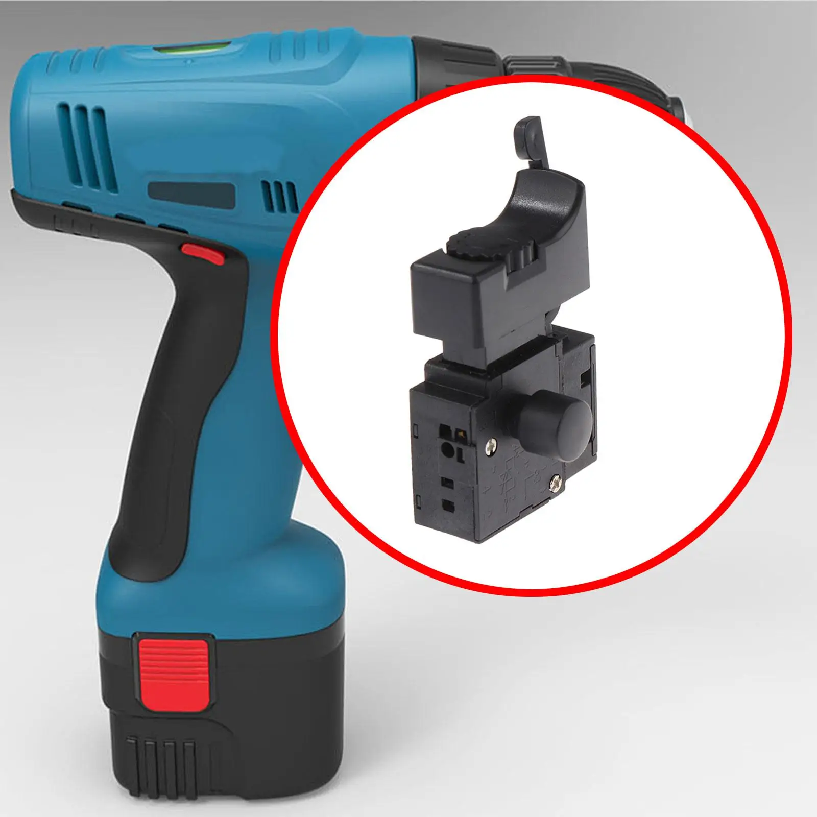 Hand Drill Switch, Forward and Reverse Spare Power Speed Controller Speed Control Switch Push Button for Electric Hand Drill