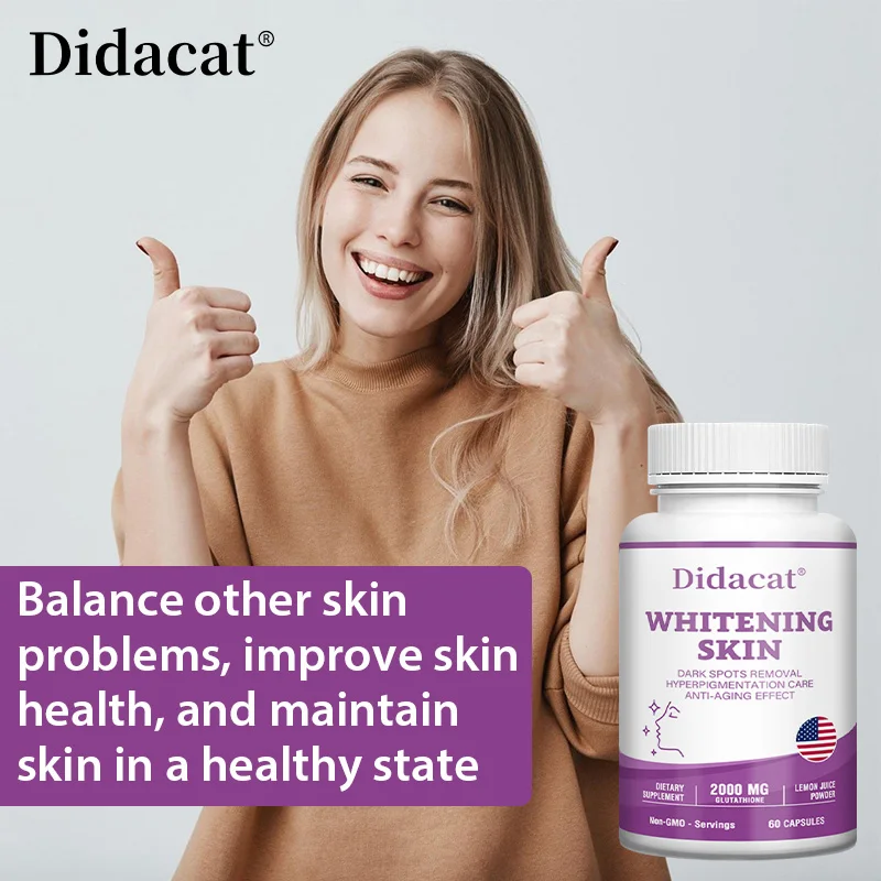 

2000 Mg Glutathione Supplement Capsules - Maintains Youthful - Supports Skin Health, Antioxidant Supplement, Non-GMO