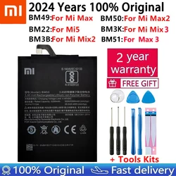 Batería de repuesto para Xiaomi Mi 5 M5 Max Mix 2 3 2S Max 1 Max 2 3 Mix2, BM49, BM50, BM51, BM3B, BM22, BM3K