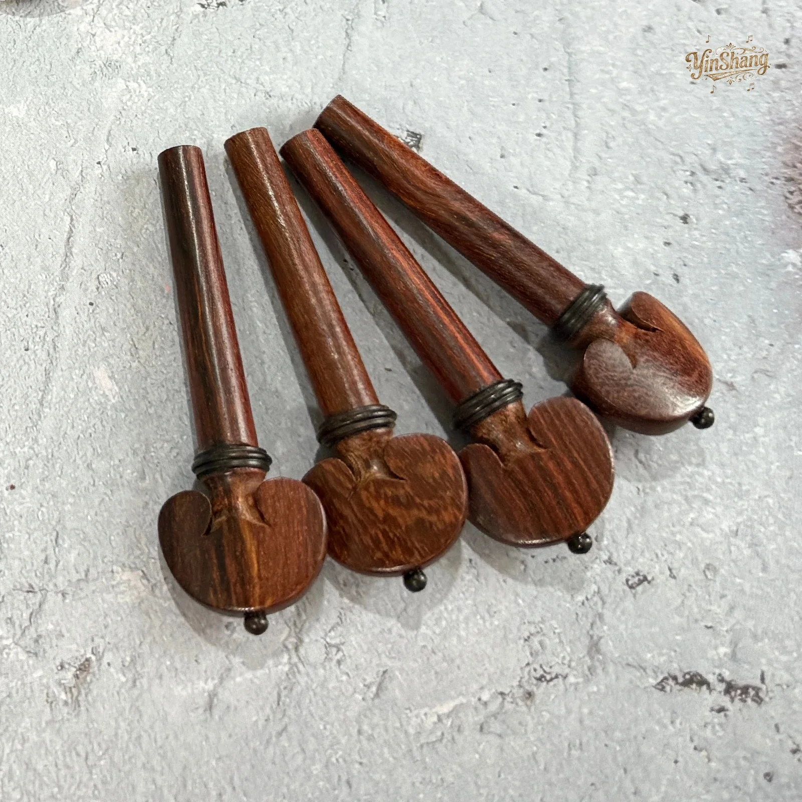 

20pcs High Quality 4/4 Violin Fittings 20pcs ( Sets) Rosewood Pegs