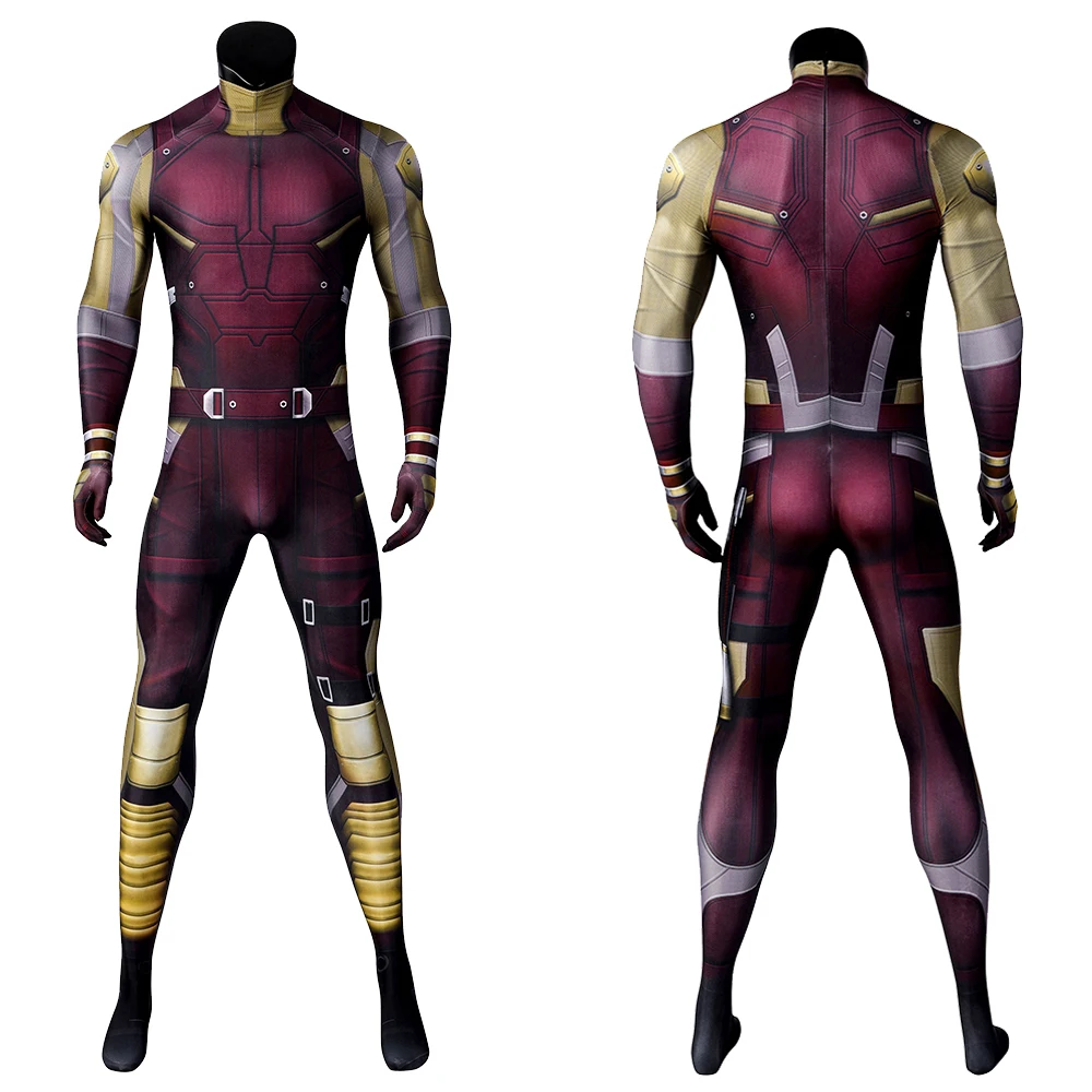 She Hulk Daredevil Cosplay Costume Superhero Daredevil Zentai Bodysuit Matt Murdock Spandex Outfits Halloween Costume for Adult