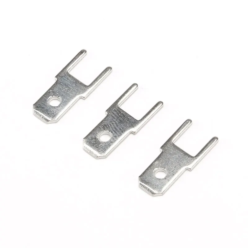 50PCS 2.8/4.8/6.3MM Insert Wear-resistant And Corrosion-resistant Not Easy To Rust Thickness 0.4/0.8MM