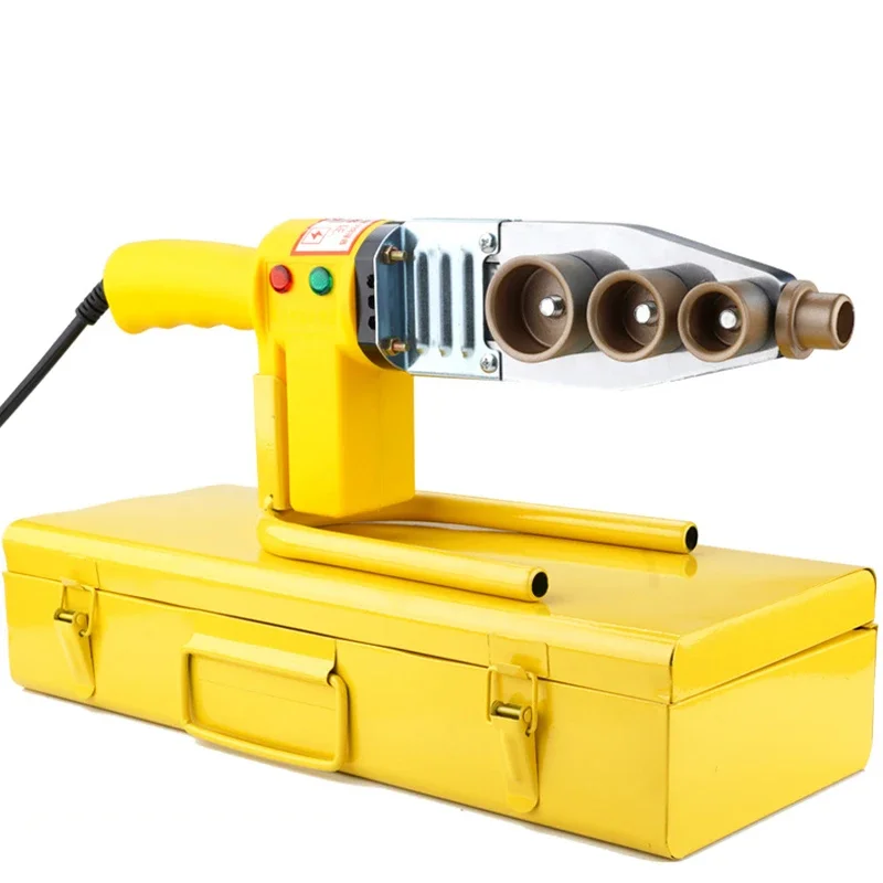 Pipe Welding Machine 800W Pipe Soldering Iron Plastic Welding PE/PPR Pipe Heating Hot Melting Tool 63/32 Type Abrasives